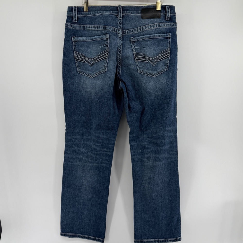 BKE Tyler Straight Leg Jeans Mens 34x30 Medium Wash Stretch ABP23279S